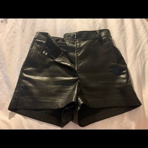 Artizia leather shorts